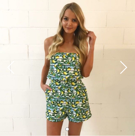 kookai floral jumpsuit